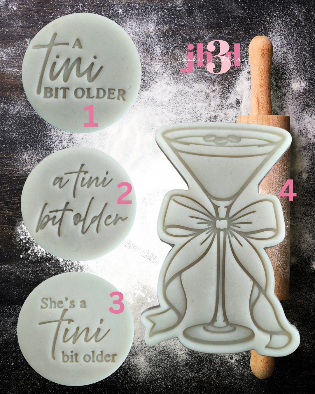 She's a tini bit older - Cutter & Embosser Stamps