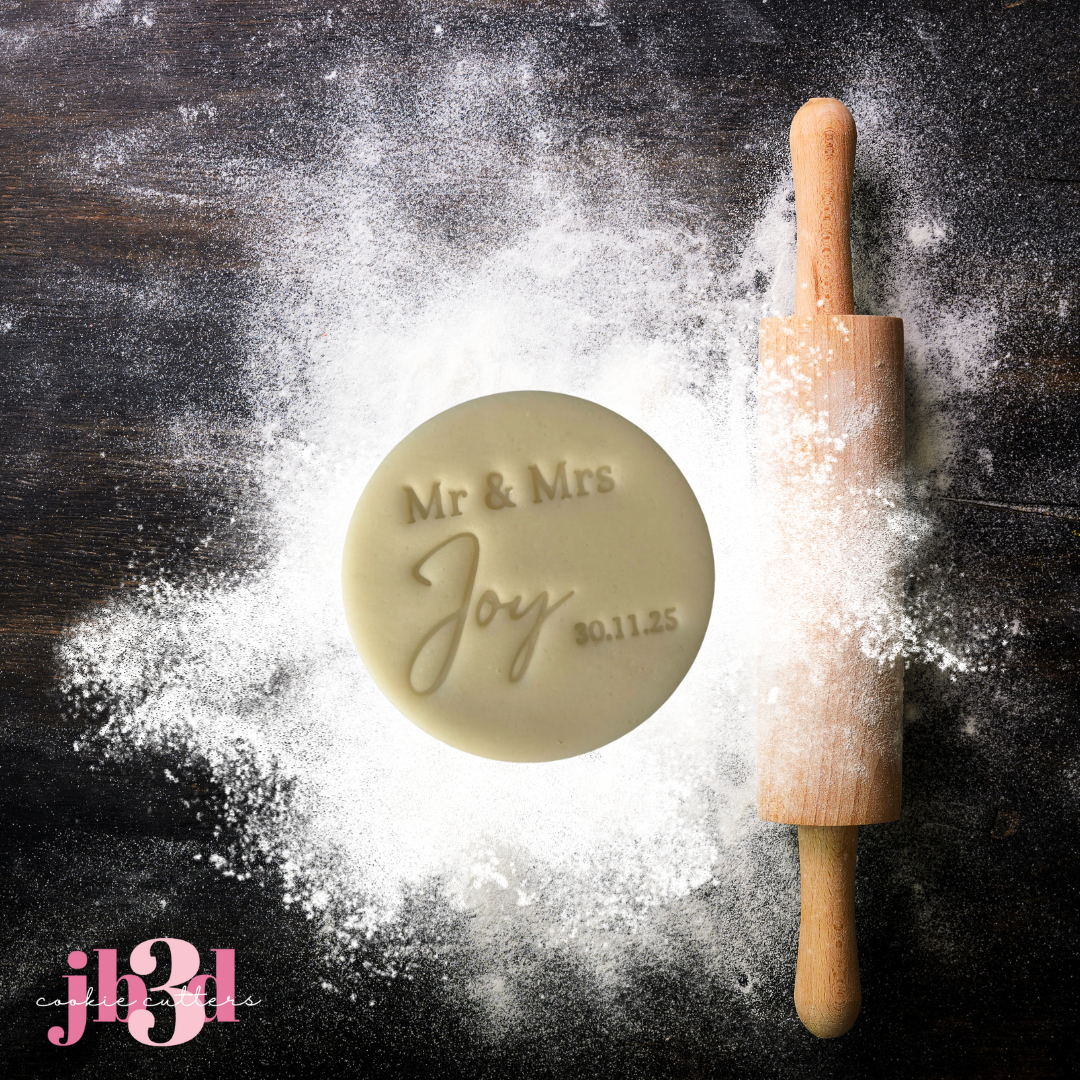 Custom Wedding 70mm Embosser Stamps