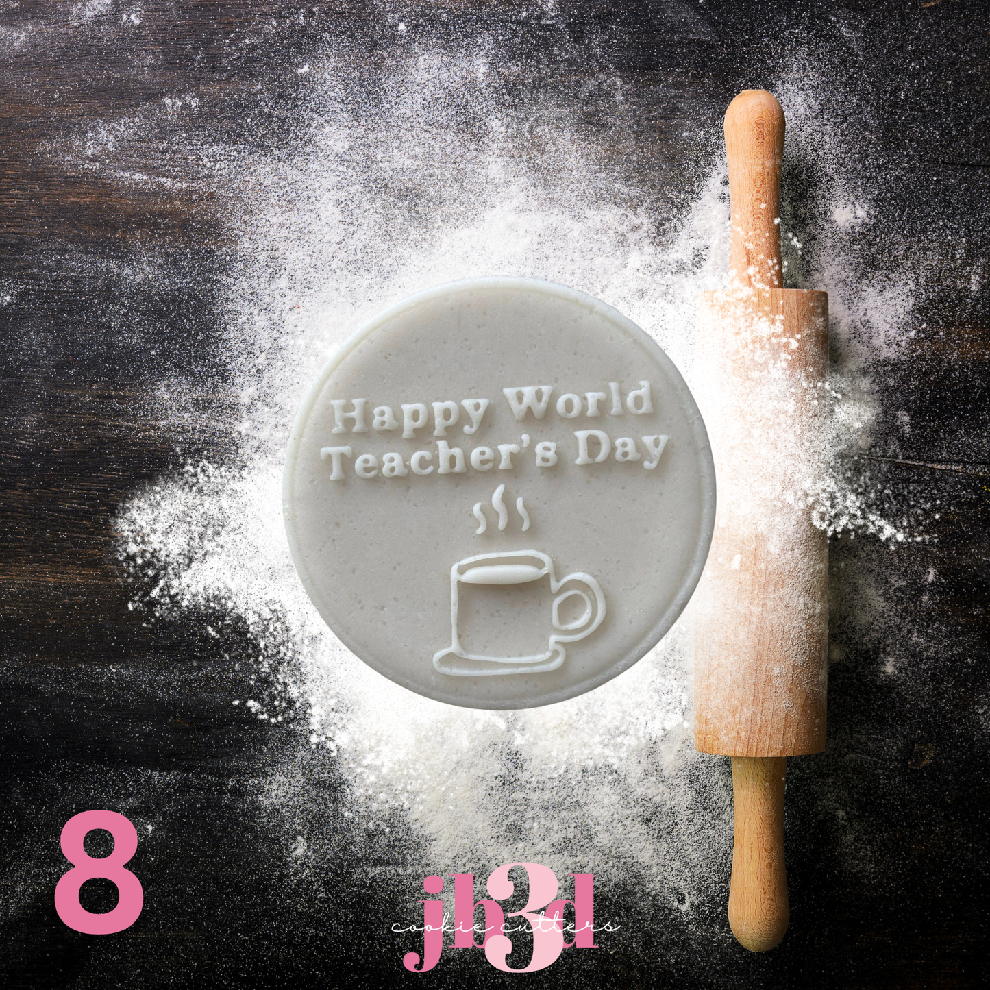 World Taecher's Day - Embosser/Debosser Stamps