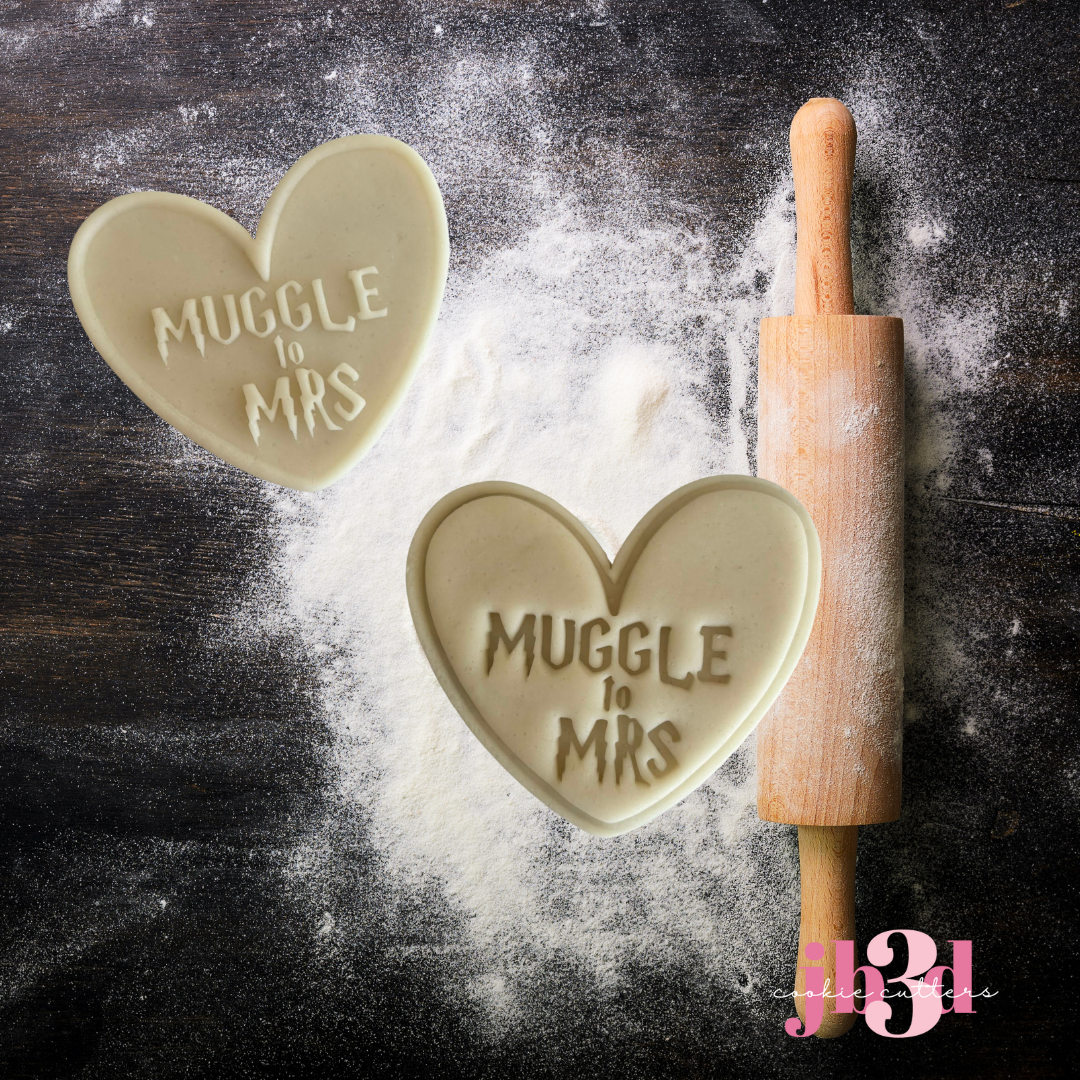 MUGGLE TO MRS - Harry Potter Cutters Debosser/Embossers Stamps