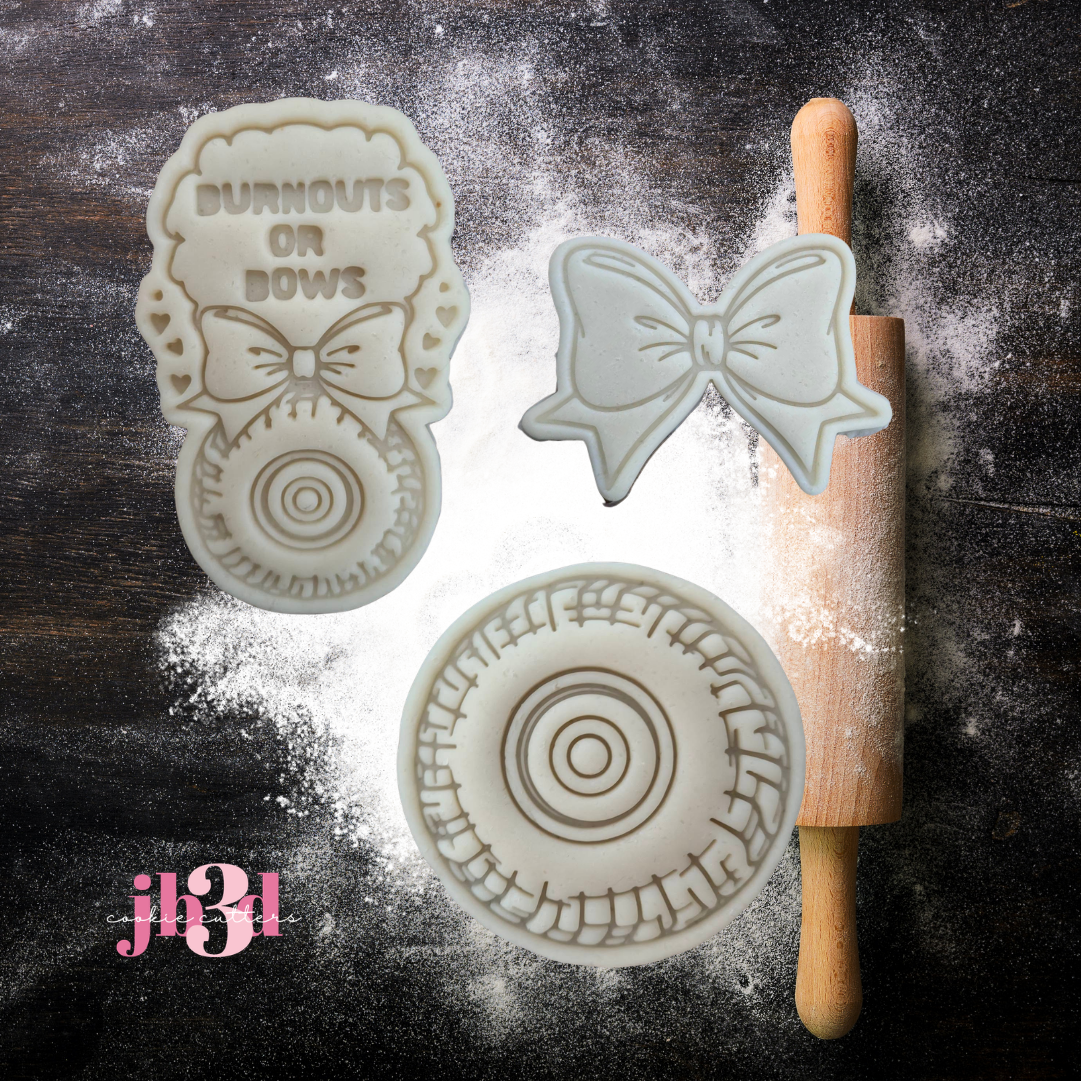 BURNOUTS OR BOWS - Cutters & Embosser Stamps