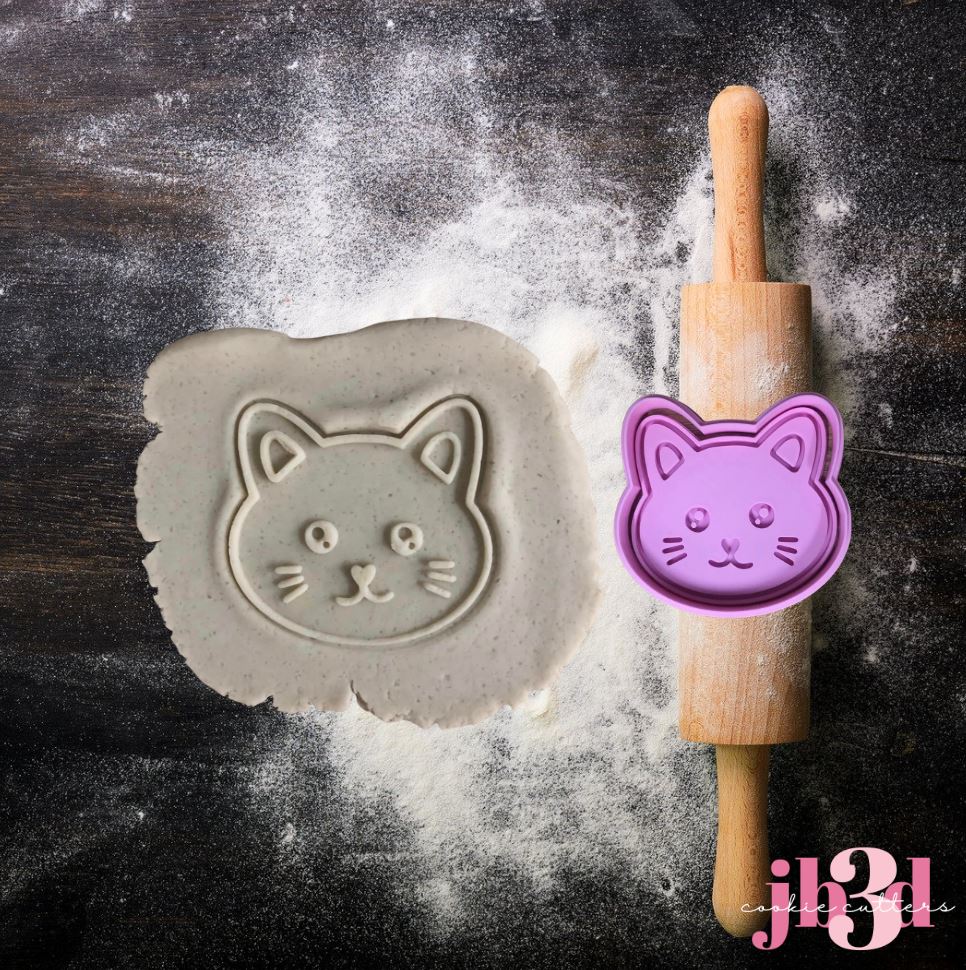 Cat faces - 2 designs Cutters & Debossers