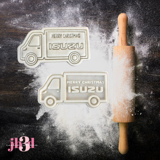 Merry Christmas Isuzu van  Debosser & Embosser