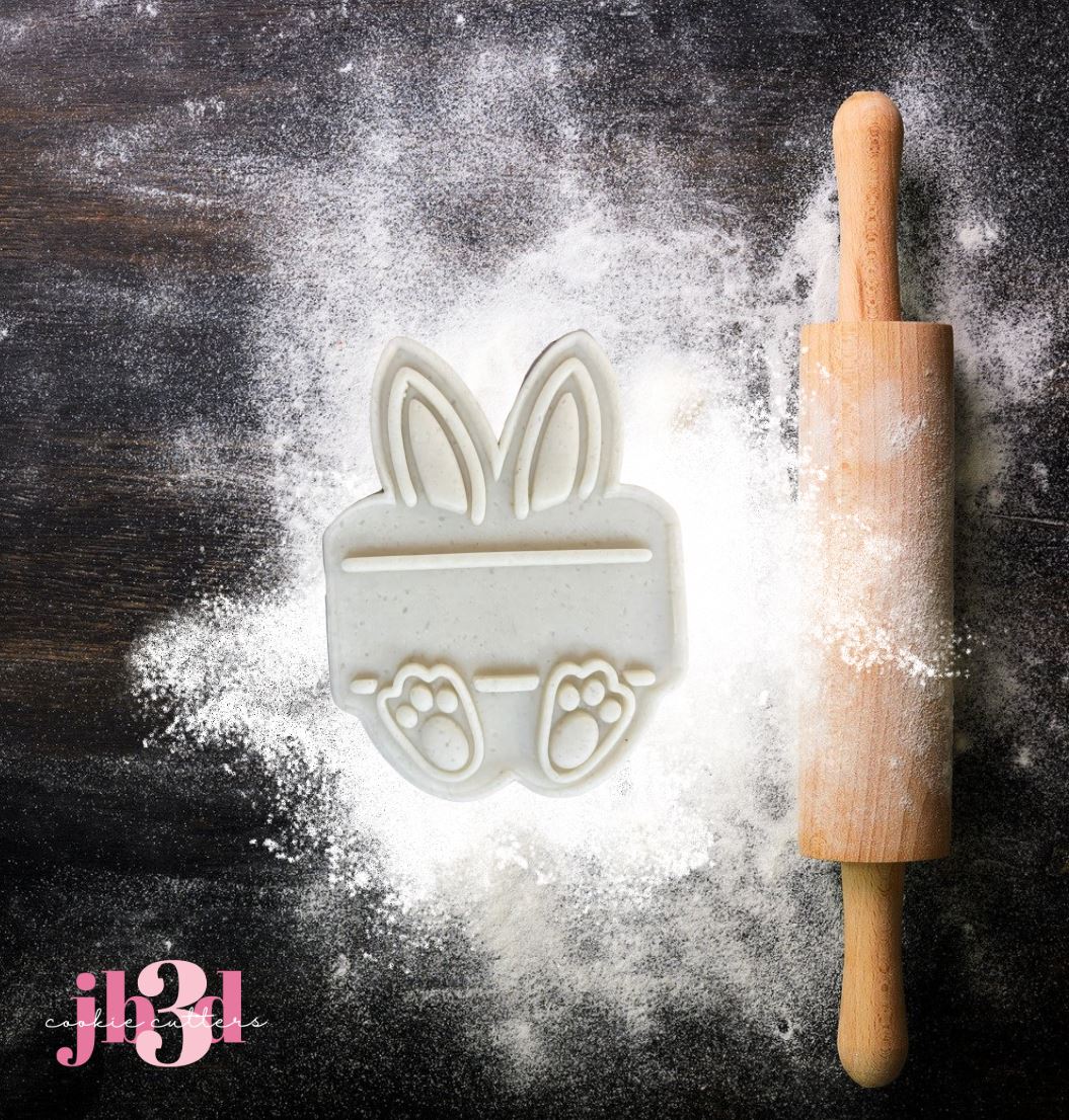 Happy Easter BUNNY Cutters & Debosser Stamps