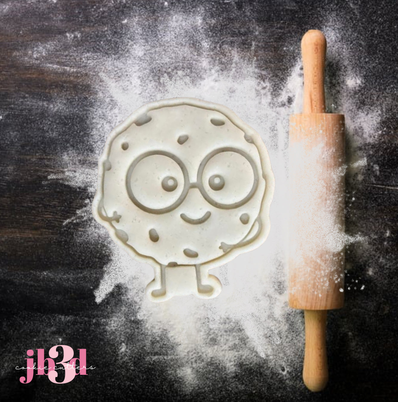 Cookie Man - Cutter & Embosser Stamp