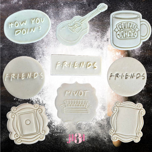 FRIENDS - Cutters Set Cutters & Stamps