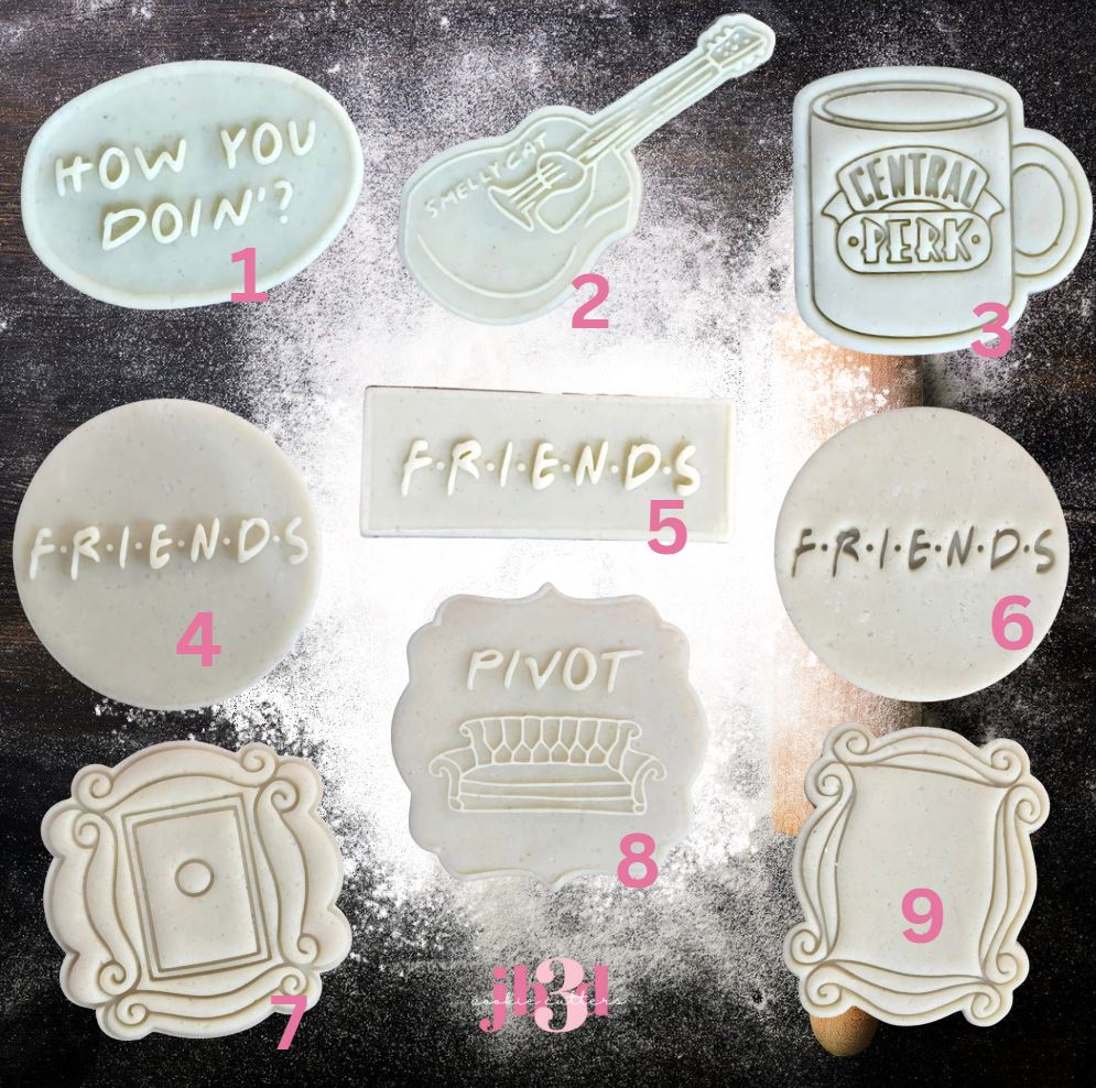 FRIENDS - Cutters Set Cutters & Stamps