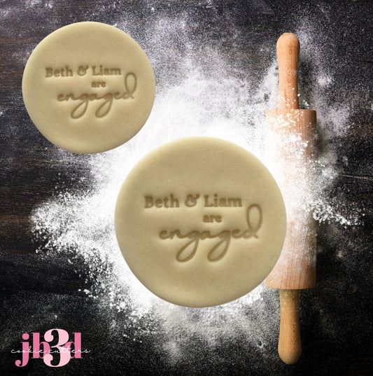 Custom Engagemnet 70mm Stamp