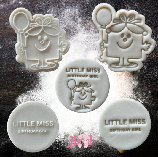 Little Miss Birthday Girl - Cutters and Stamps