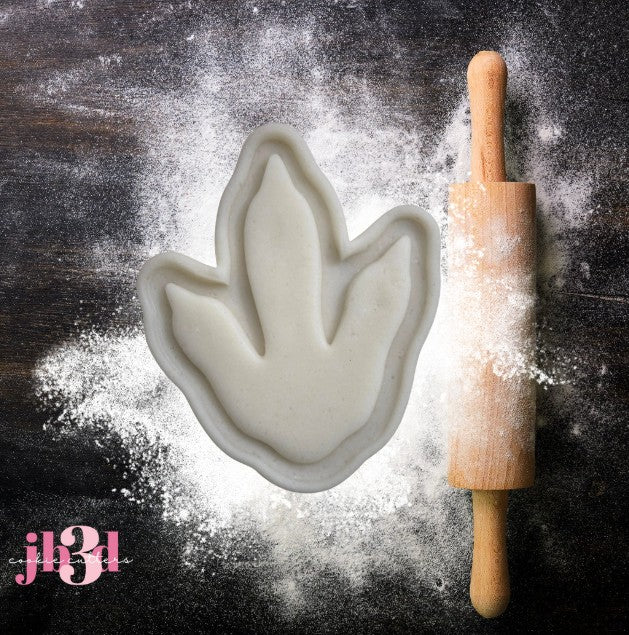 Dinosaur Print - Cutter & Debosser Stamp