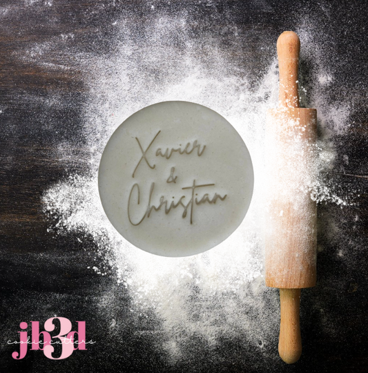 Custome name 70mm Embosser Stamp