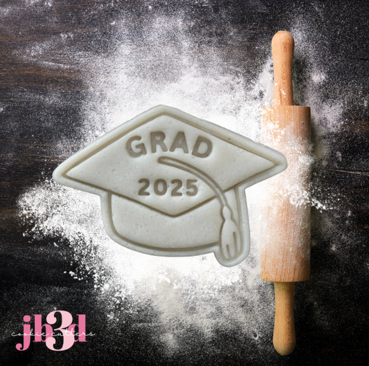 Graduation  Cap 2025 - Cutter & Embosser Stamp 3 sizes