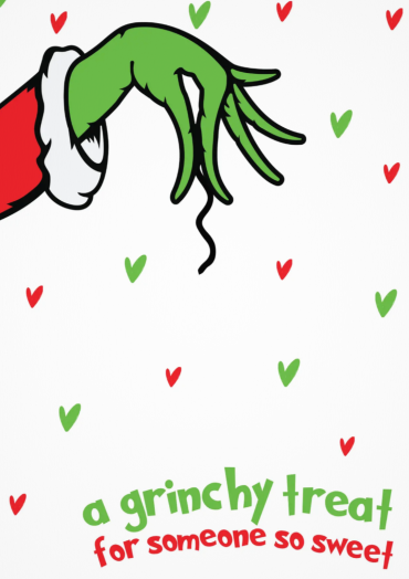 A grinchy treat for someone sweet - Cookie backer