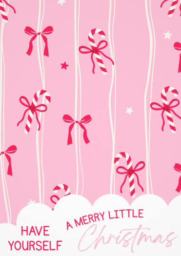 Have yourself a Merry little Christmas - Cookie Backer