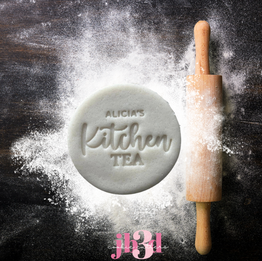 Custom Kitchen Tea 70mm Stamp