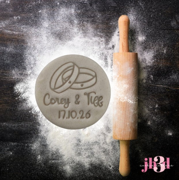 Custom Wedding/Engagement - Embosser Stamp