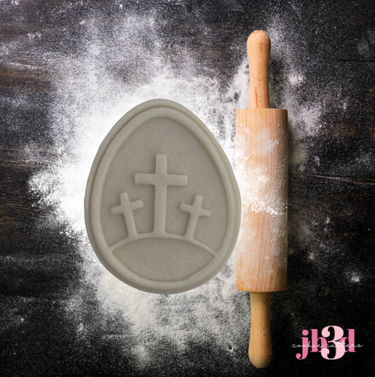 Egg Crosses - Cutter & Debosser Stamp