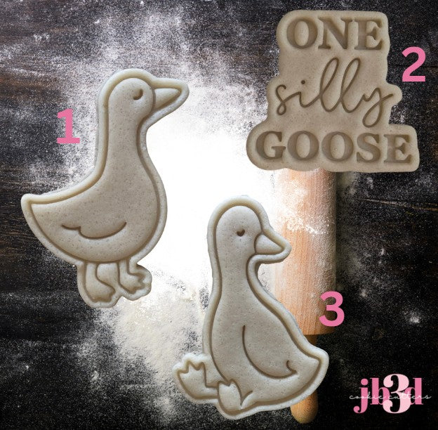 ONE silly GOOSE - Cutters & Embosser Stamps