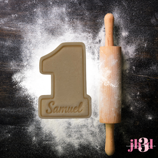 Custom Name Samuel NUMBER 1 Cutter & Embosser Stamp