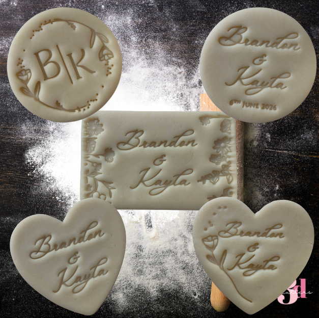 Custom Engagement Set Cutters & Embosser Stamps