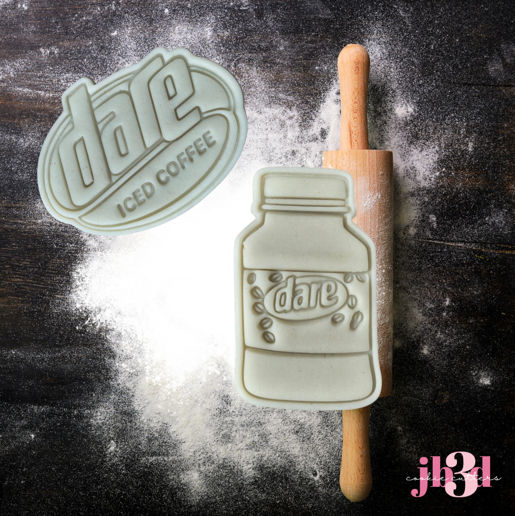 DARE Iced Coffee - Cutters & Embosser Stamps