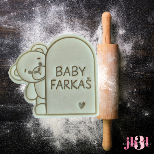 Custom Teddy Arch - Cutter & Embosser Stamp