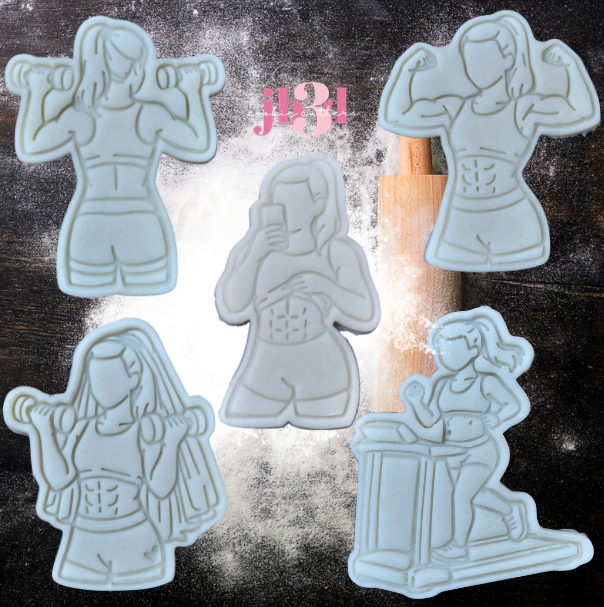 Gym Girls - Cutters & Embosser Stamps