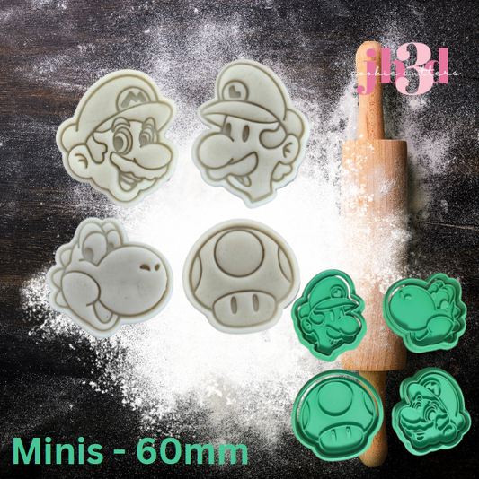 Mario Minis - Cutters and Embosser Stamps