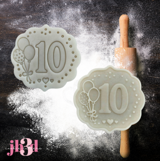 Ten 10 - Cutters & Embosser-Debosser Stamps