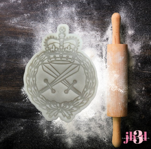 Australian Army Badge RACMP - Cutter & Embosser Stamp