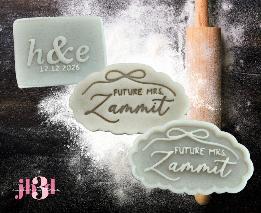 Custom Wedding/Engagement Cutters & Stamps