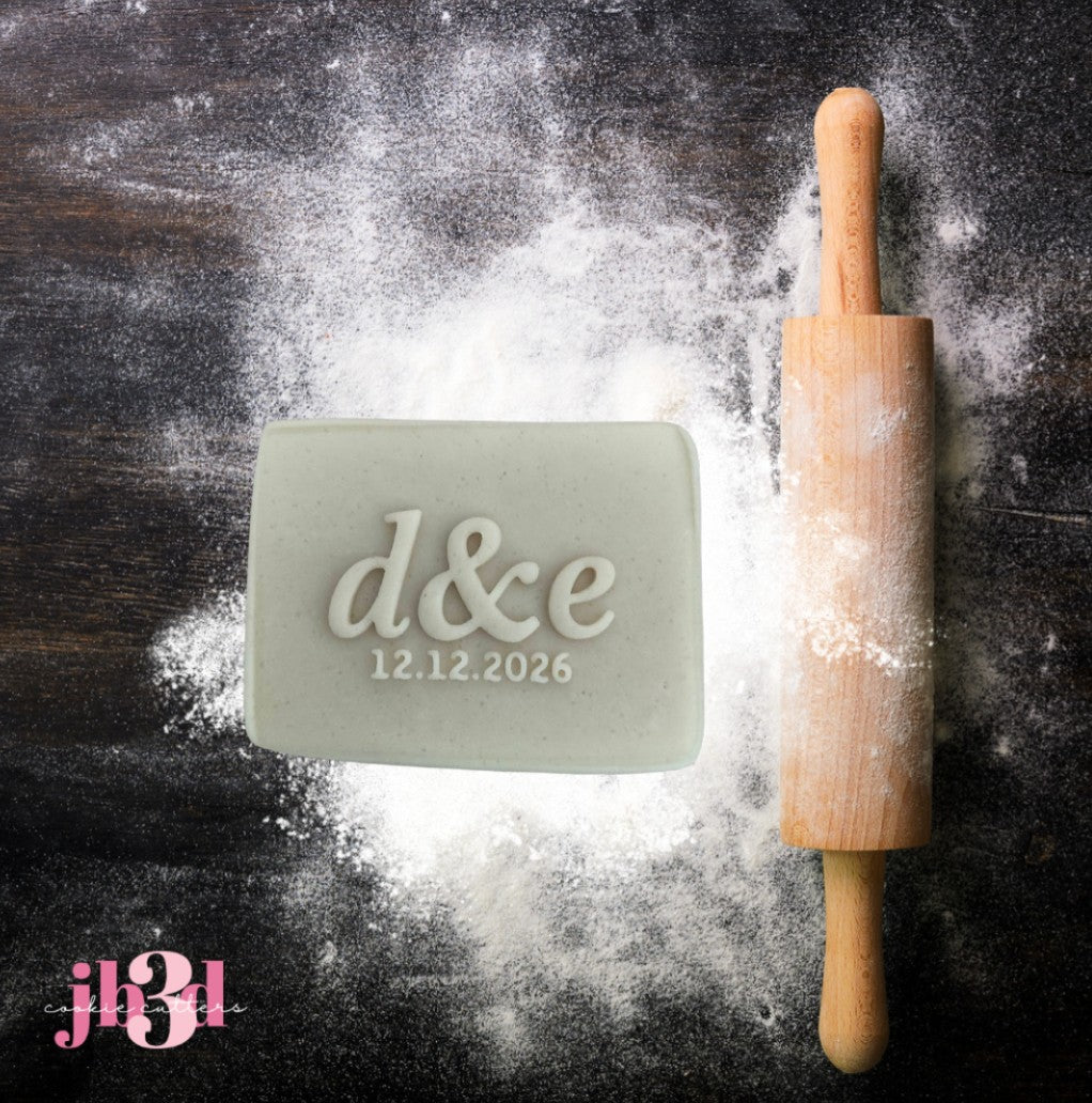 Custom Wedding - Cutter & Debosser Stamp