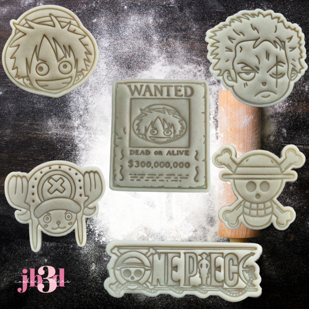 ONE PIECE - Cutters & Embosser stamps