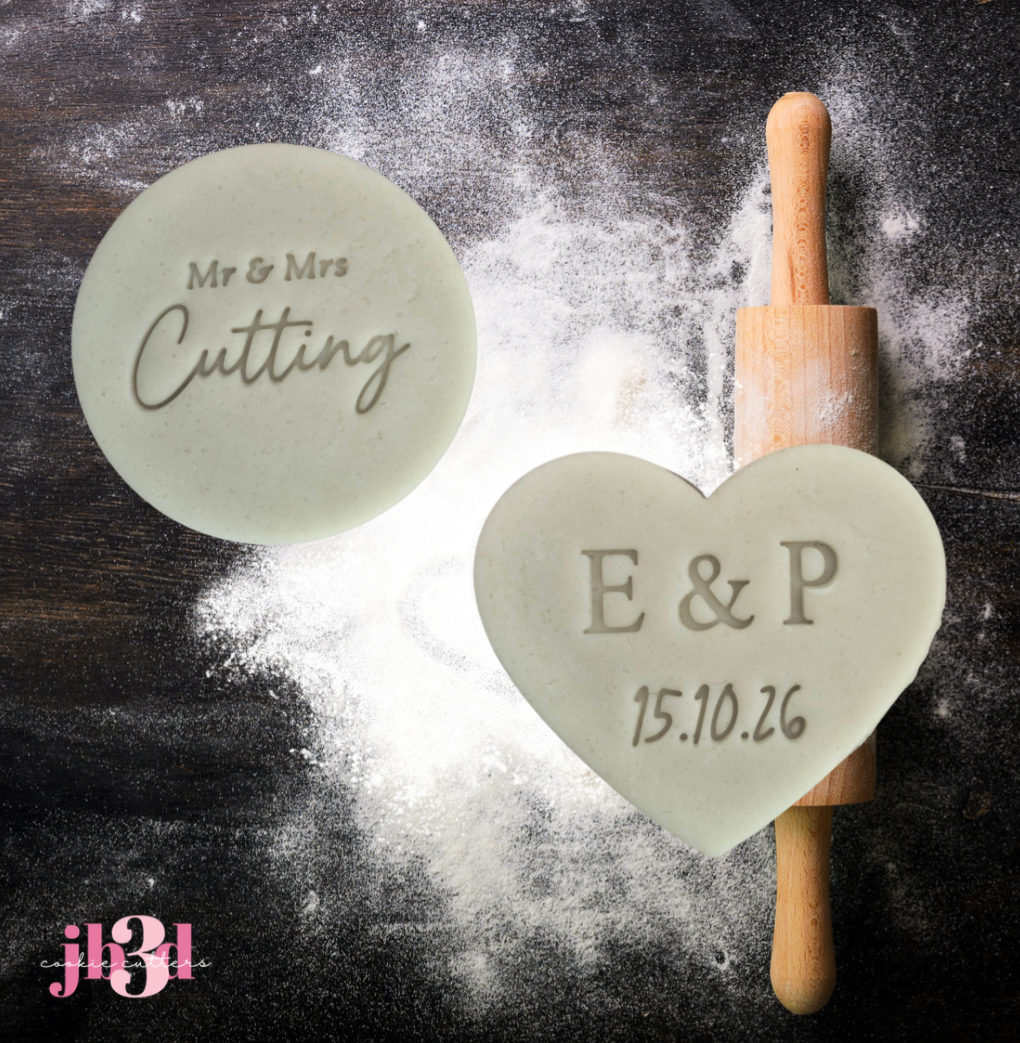 Custom Wedding - Cutter & Embosser Stamps