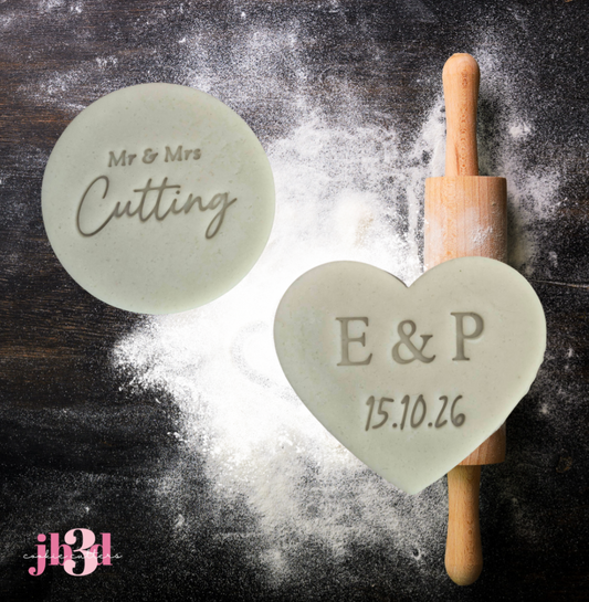 Custom Wedding - Cutter & Embosser Stamps