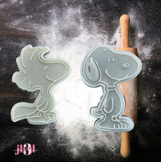 Snoopy & Woodstock Cutters & Debosser Stamps