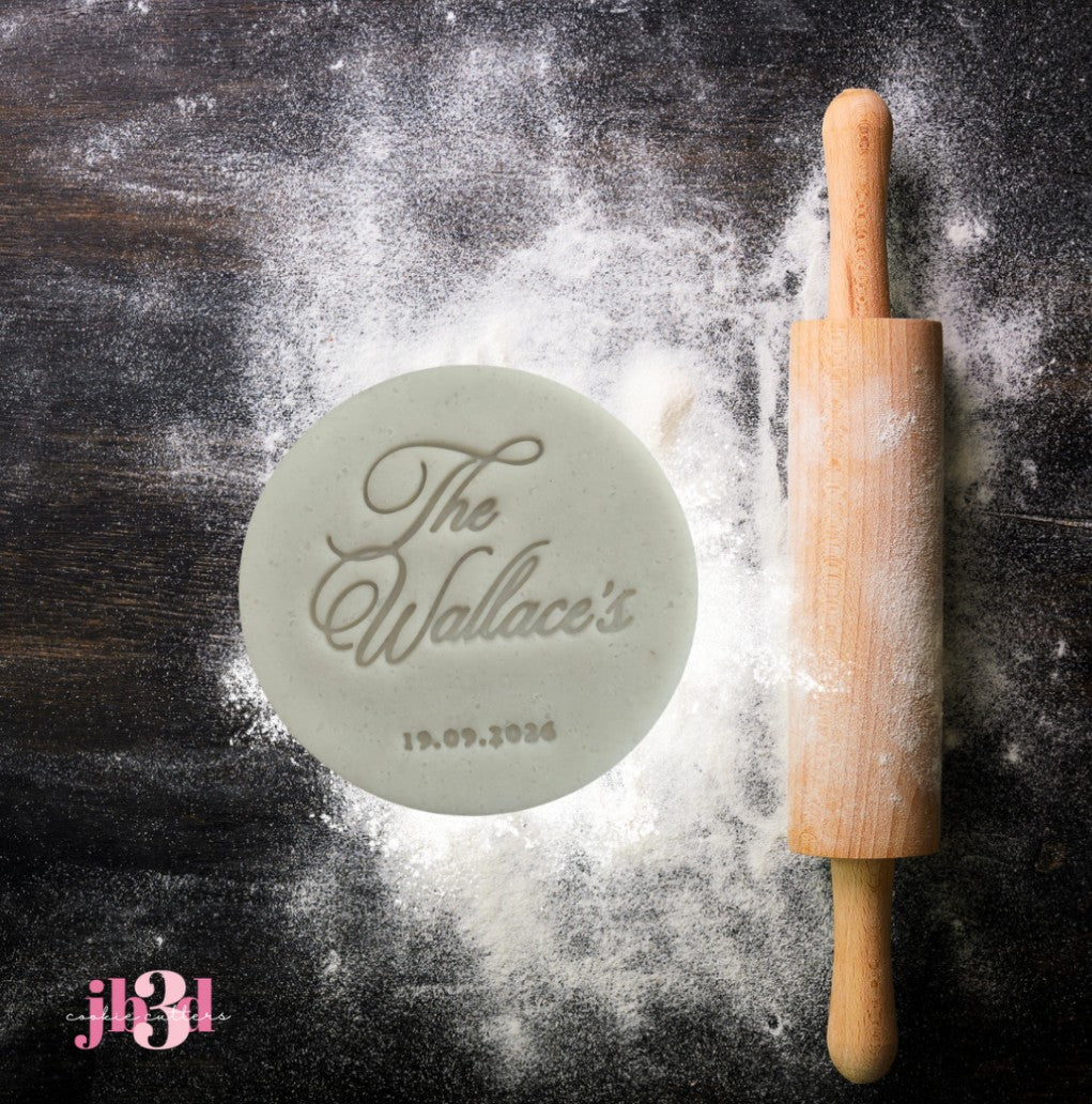 Custom Wedding 70mm Embosser Stamp