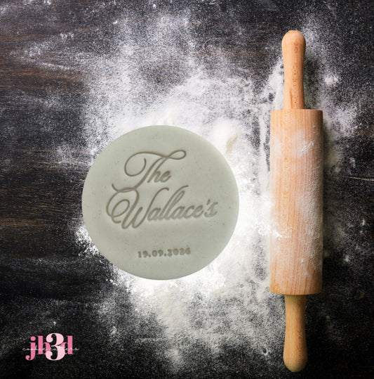 Custom Wedding 70mm Embosser Stamp