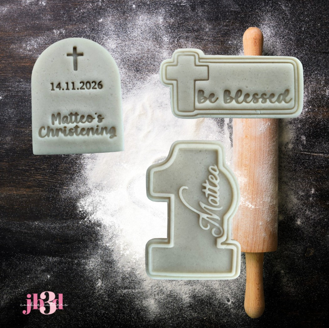 Custom Christening Set - Cutters & Stamps