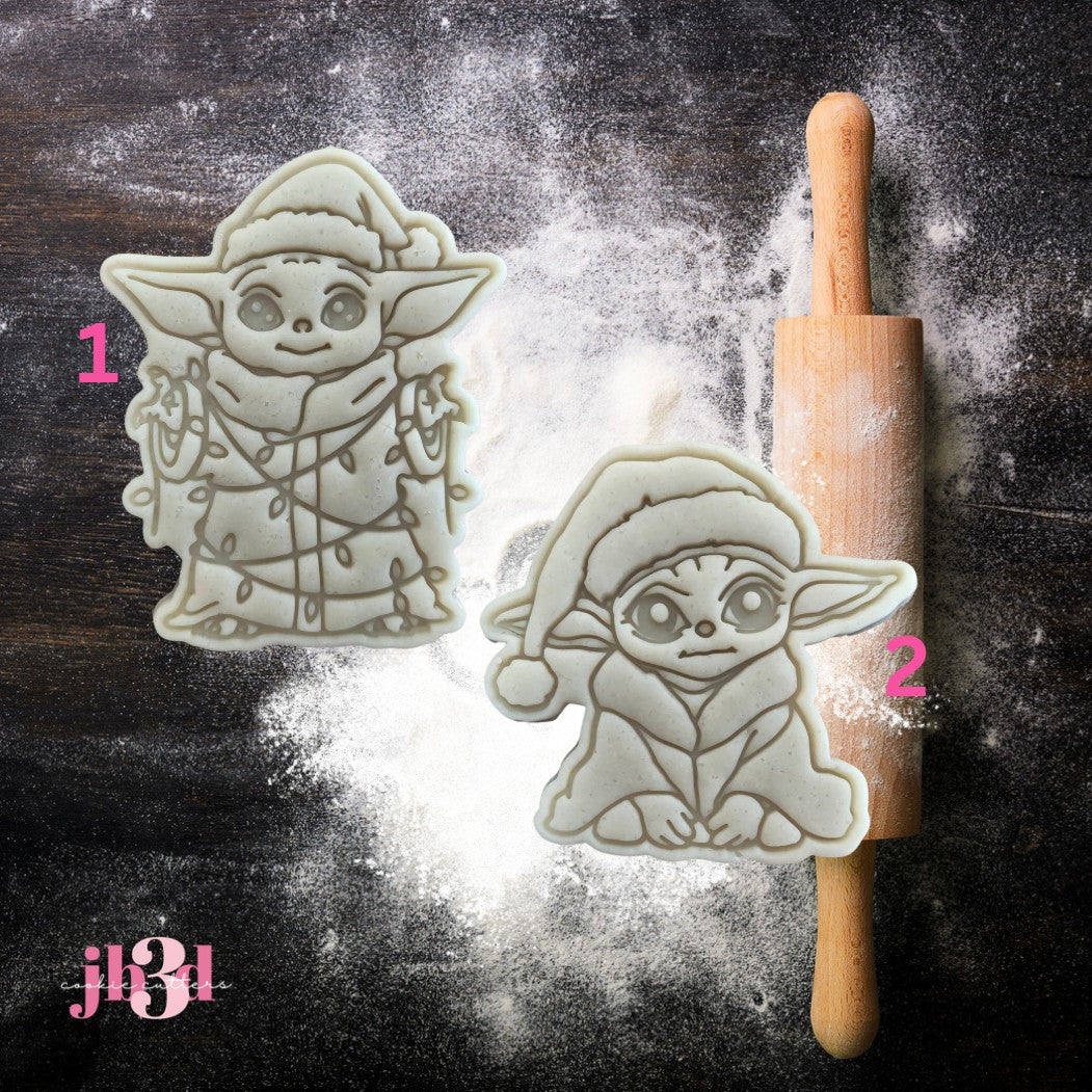 Grogu Baby Yoda Star Wars Christmas - Cutters & Embosser Stamps