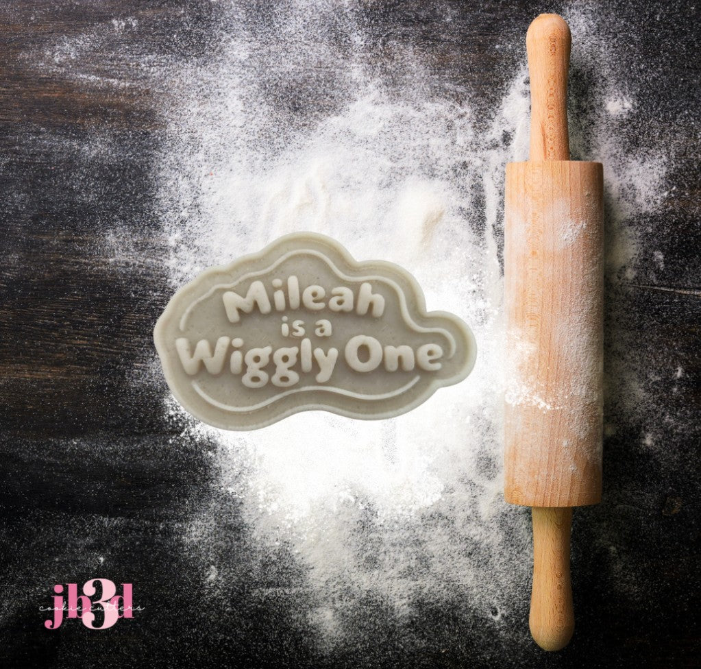 Custom Wiggles Wiggly one - Cutter & Embosser Stamp – jb3dcookiecutters