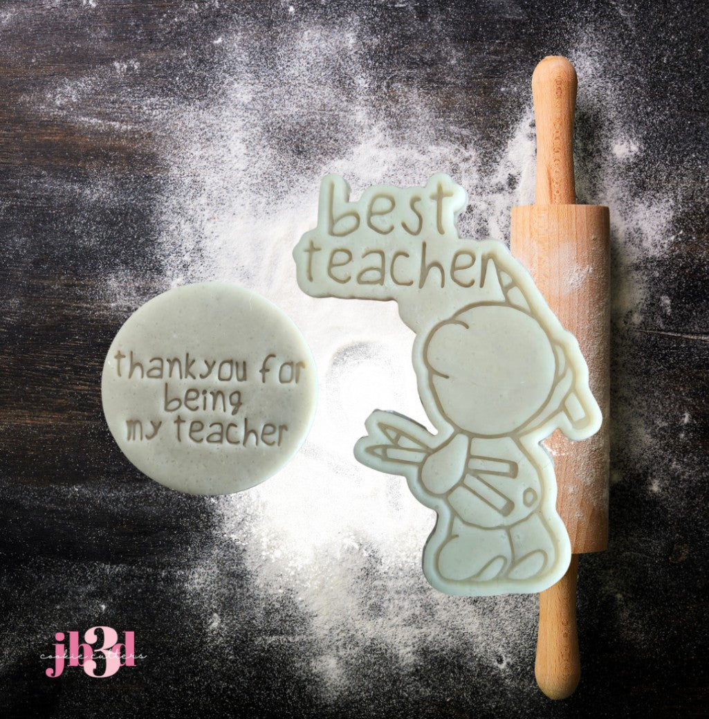 Best Teacher - Cutter & Embosser Stamps