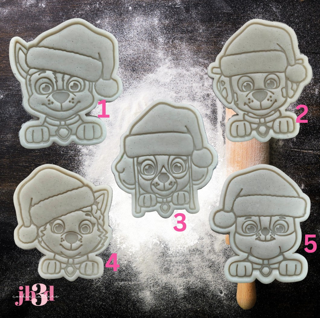 Paw Patrol Christmas - Cutters & Embosser Stamps