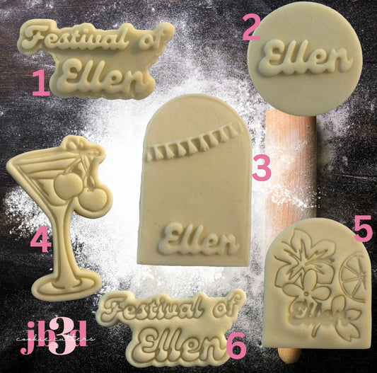 CUSTOM ELLEN SET - Cutters & Stamps