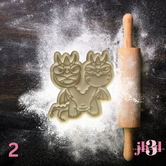 How to Train your Dragon - Cutters & Embosser Stamps