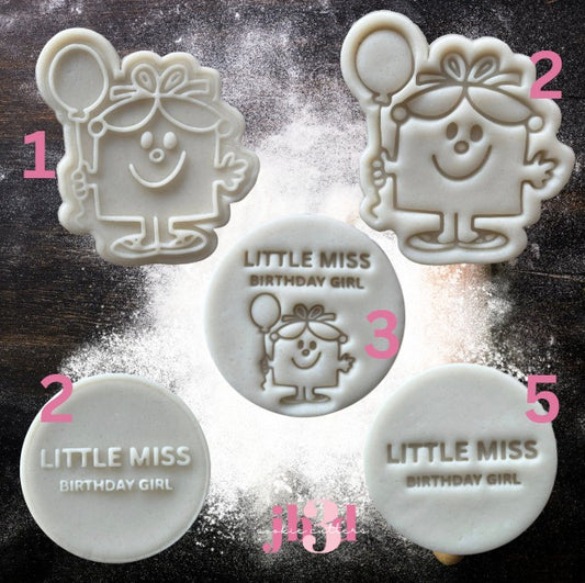 Little Miss Birthday Girl - Cutters and Stamps