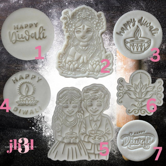 Diwali - Cutters & Embosser Stamps