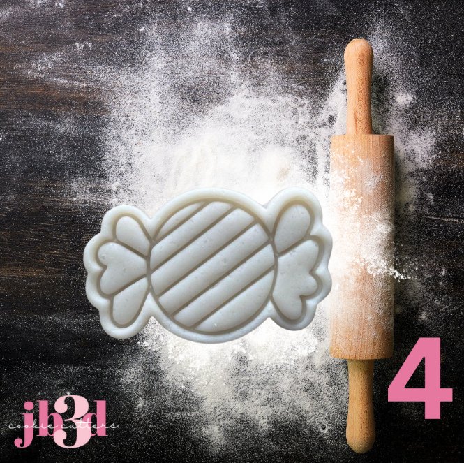 Lollies/Candy Assorted sizing - Cutters & Embosser Stamps