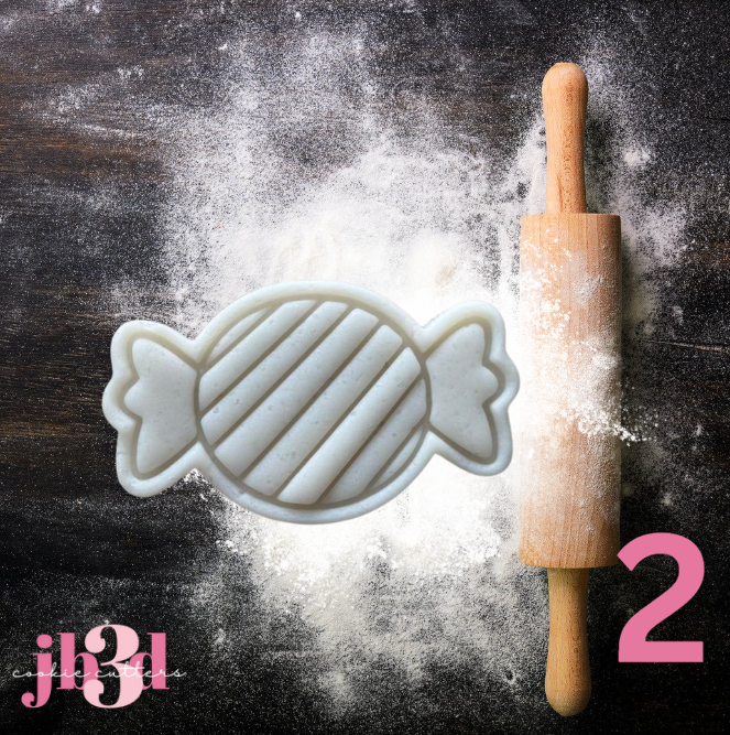 Lollies/Candy Assorted sizing - Cutters & Embosser Stamps