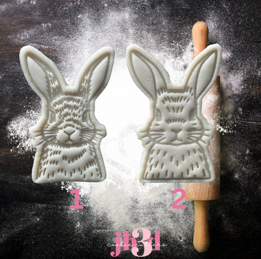 Some Bunny is One Set with Rabbit - Cutters & Embosser Stamps